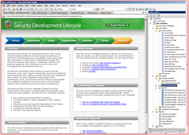 Microsoft Secure Development Lifecycle