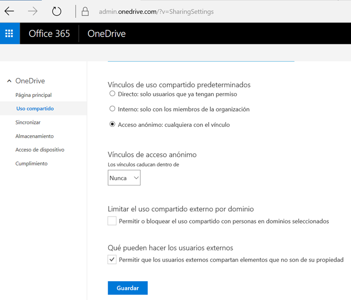 OneDrive Admin Center Preview – Rock your Office 365